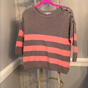 Stripes 3/4 sleeve sweater